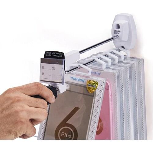 50 Pcs Mobile Phone Accessories Anti-Theft Security Display Hook Supermarket Cabinet Shelf Lock Buckle Magnet Unlock Anti-Lost