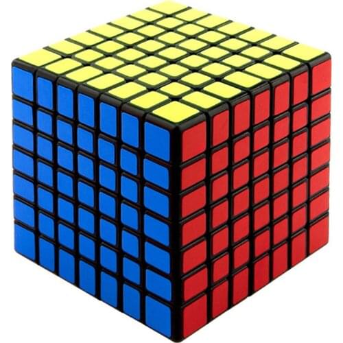7--7 Classroom Magic Cube 7Layers Cube Seven Layer Black 7--7--7 Magic Cube Puzzle Gift Toys for Children Kids Bb50