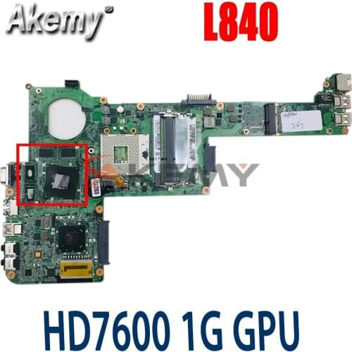 AKemy for Toshiba C800 C840 M800 M840 L800 L840 Notebook PC A000174760 DABY3CMB8E0 Laptop Motherboard with HD7600 1G GPU