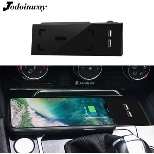 Car phone holder with wireless charge for passat b8 2019 for Volkswagen CC Arteon smartphone stand for iphone11 charging board