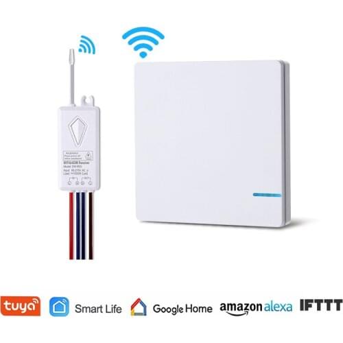 WiFi Wireless Light Switch Remote Control Tuya Smart Life RF Wall Switch Waterproof Alexa Echo Google Home Voice Control