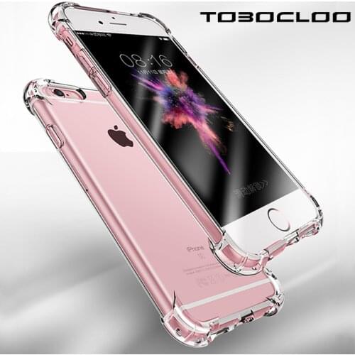 Case For iPhone 6 6s 7 8 PLUS X XS MAX XR Super Shockproof Transparent Silicone Case Phone Cover For iphone6 6S 7PLUS 8PLUS IX