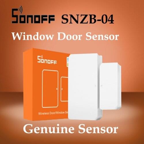 SONOFF Zigbee Door sensor SNZB-04 door Window sensor detector ZBBridge Required support ewelink APP control battery included