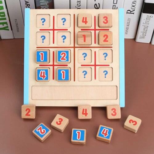 Children Sudoku Chess Board Game Beech International Checkers Educational Logic Thinking Puzzle Toy For Kids Education Toys