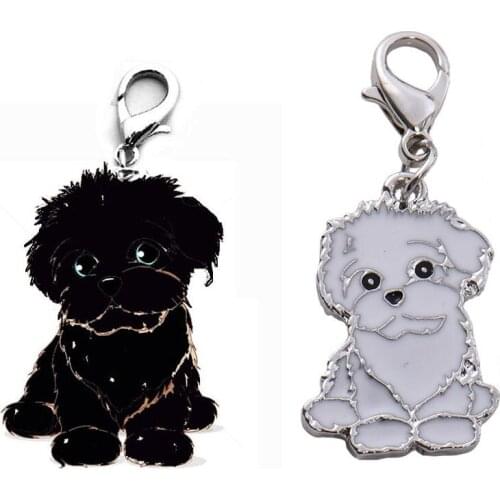 Pet Dog Identity Card For Dogs Pet Collar Tag Dog Metal Medal Necklace Pets Anti-lost Card For Bichon Frise Necklace Pendant