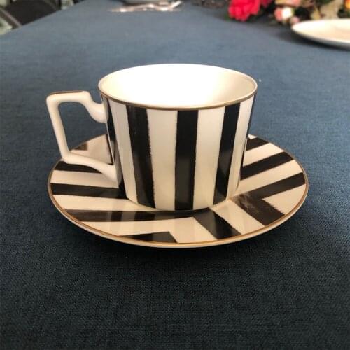 Nordic Creative Coffee Cup & Saucer Set Household Ceramic Modern Simple Afternoon Tea Set Coffee Set ceramic mug coffee mug