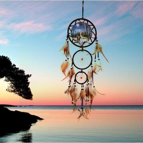 Dream Catcher Room Decor Feather Weaving Catching Up The Dream Angle Dreamcatcher Home Decoration Wall Aesthetic Room Decor