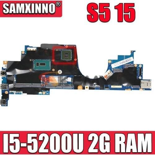 Laptop motherboard for Lenovo YOGA S5 15 Mainboard ZIUS1 LA-B591P CPU I5-5200U SR23Y N15S-GT-S-A2 2G RAM FRU:00JT358