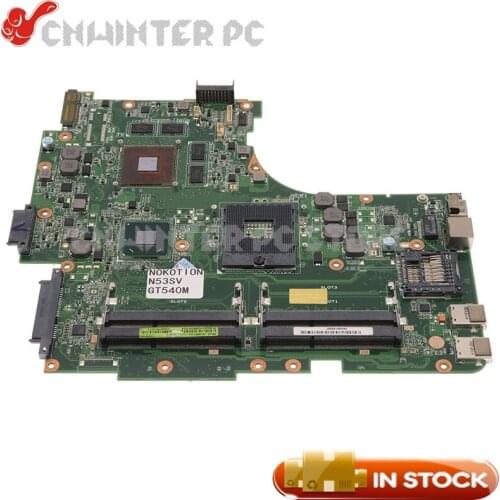 NOKOTION N53SV MAIN BOARD REV 2.2 For Asus N53S N53SV N53SN Laptop Motherboard HM65 GT540M DDR3