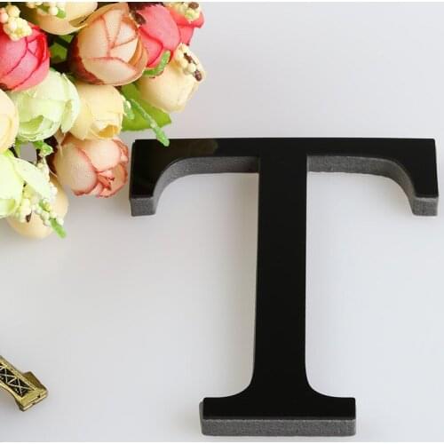 Wall Sticker 3d Alphabet Poster Bedroom English Letters Acrylic Mirror Surface Festival Party Decoration Diy Wall Art Mural #W3