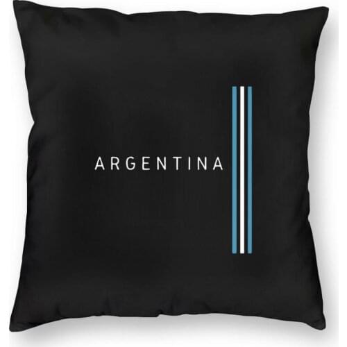 Argentina Flag Argentine Flag Throw Pillow Cover Cushions for Sofa Football Soccer Legend Casual Pillowcase