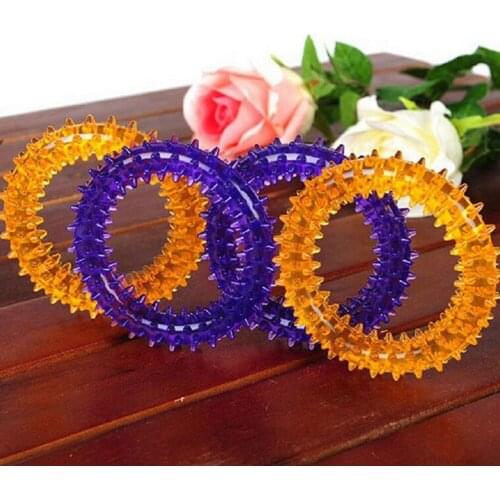 Non-toxic Rubber Pet Dog Puppy Dental Teeth Healthy Chew Biting Ring Play Toy