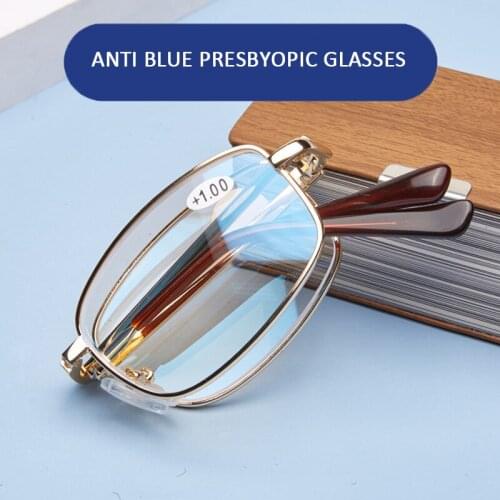 Reading Glasses NEW Folding Reading Glasses Men Women PortablePresbyopia Eyeglasses Vision Care+1.0 +1.5 +2.0 +2.5+3.0 +3.5 +4.0