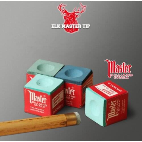 Original ELK MASTER Chalk Oily/Dry/Middle Snooker Chalk Billiard Chalk Billiard Accessories for Professional Players Use