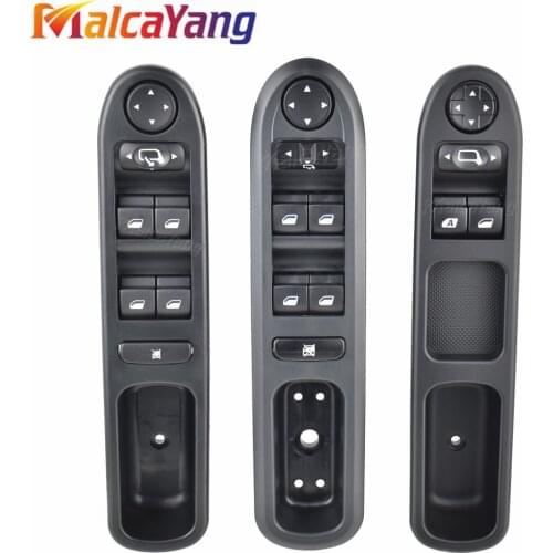 For Peugeot 307 Window Switch Left Front Car Switch Window Control Glass Frame Riser 6554.KT for Peugeot 307 SW 2000-2007 6554KT