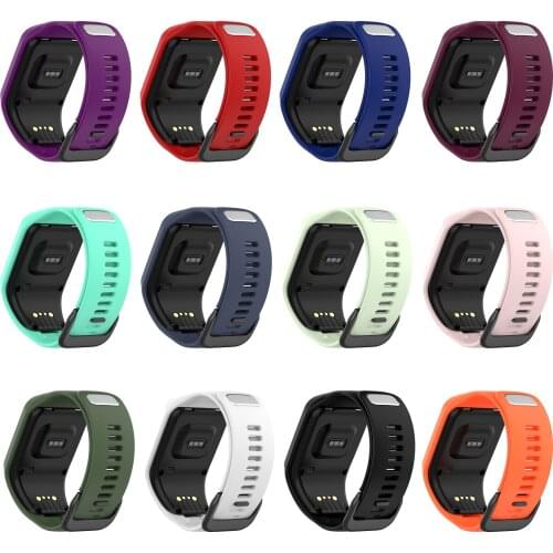 Silicone Band For tom tom Runne 23 spark Smart Watchband Fashion Bracelet Replacement Wristband For TomTom Golfer 2 Strap New