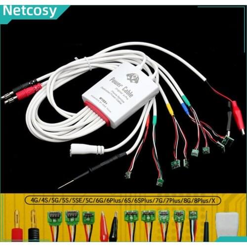 Netcosy Battery Activation Board Test Cable For IphoneX 8 8P 7 6s 6p 6 5s 5g 4s 4 All In One Professional Power Supply Current
