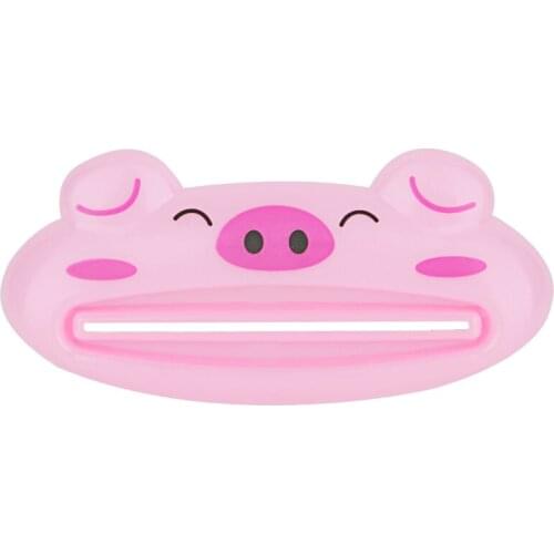 Cartoon Animal Toothpaste Tube Squeezer Squeeze Paste Dispenser Roll Holder