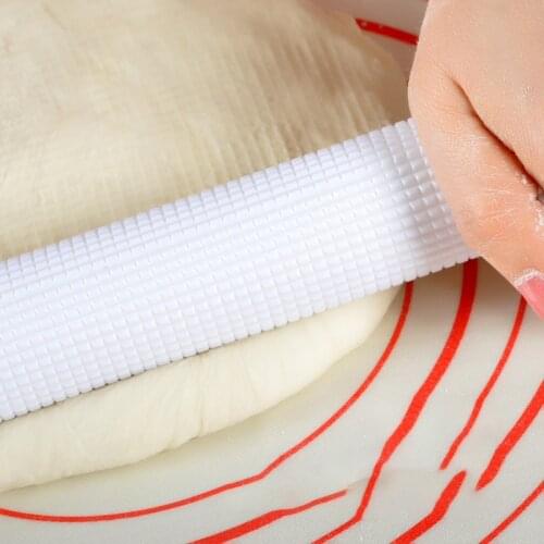 YOMDID Food Grade ABS Rolling Pin Floating Point Exhaust Roller Rolling Pin Practical Kitchen Dough Pastry Making Decor Tool