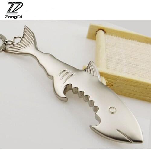 ZD Car Styling Metal keychain Key Bollte Opener For BMW Toyota Ford Renault Opel Kia VW Honda Mercedes Mazda Accessories 2017