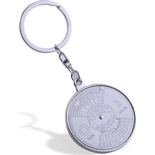 10PCS Fashion Car Keychain Pendant Compass Calendar Model Keyring Jewelry J153