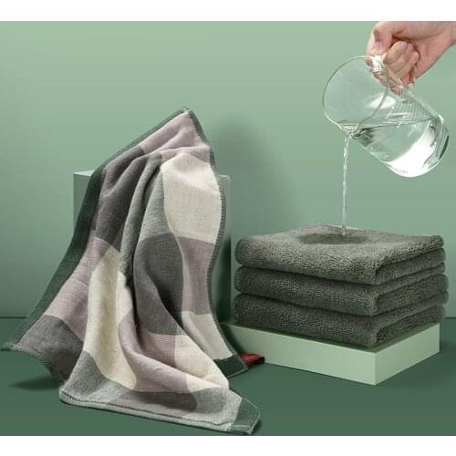 2Pcs/Set Nordic Cleaning Cloth Kitchen Towel Paper Absorbent Cotton Hanging Cloth Bathroom Cleaning Tools Household Accessories