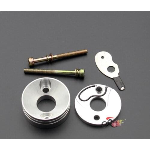 CNC Billet Aluminum Air Filter Adapter Velocity Stack Kit For 33cc 43cc 49cc Big Foot Goped Blade Z Scooter