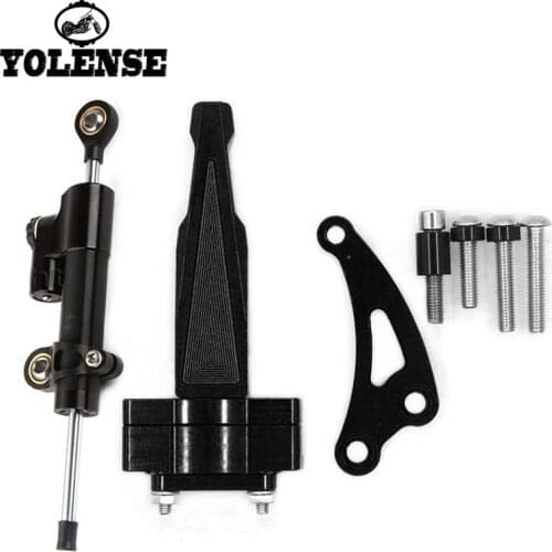 Motorcycle CNC Aluminum Adjustable Steering Damper Stabilizer Mounting For HONDA CB650F CB 650F 2014 2015 2016 2017 2018