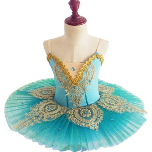Costume de Ballet Tutu pour filles, robe de danse professionnelle pour enfants, spectacle sur scène