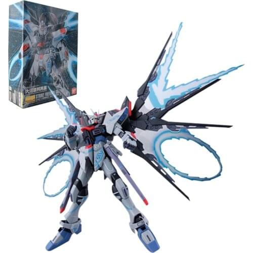 Bandai Gundam MG1 / 100 Strike Freedom Gundam Assembly Model Mechanic Designer Okawara Kunio Exhibition