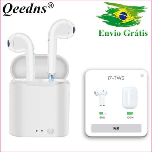 Wireless Headphone Sports Earbuds With Microphone air Stereo Music Headset i7s TWS Earpieces Bluetooth-compatible Earphones pods