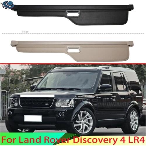 For Land Rover Discovery 4 LR4 Aluminum+Canvas Rear Cargo Cover privacy Trunk Screen Security Shield shade Accessories