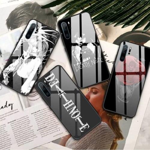 Anime Manga Death Note Ryuk Phone Case Tempered glass For Huawei Honor 7A 8X 9 10 v10 P30 20 9 10 Pro Plus Lite mate 10 20 pro