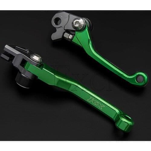 CNC Motocross Foldable Pivot Dirt Pit Bike Brake Clutch Levers ​Handle For Kawasaki KX250 KX 250 1993-1996 1993 1994 1995 1996