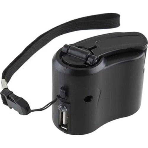 Mini Compact Hand Crank Charger Manual Generator Mobile Phone Emergency Charger Usb Charger Stay Connected