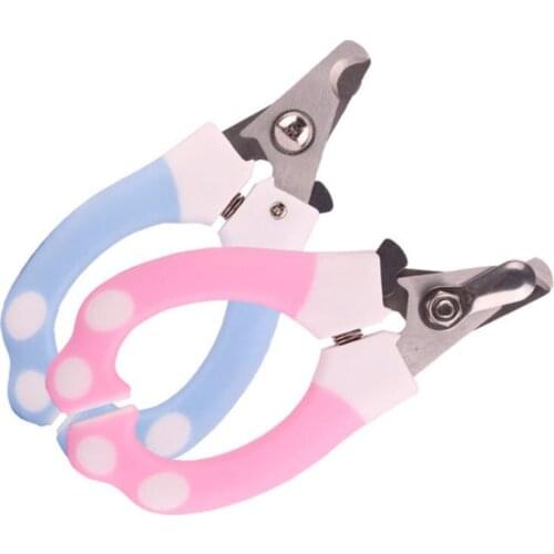 Pet Cat Dog Nail clippers Stainless Steel Professional Cat Dog Scissors Clippers for Grooming Nail Trimmer Grinder