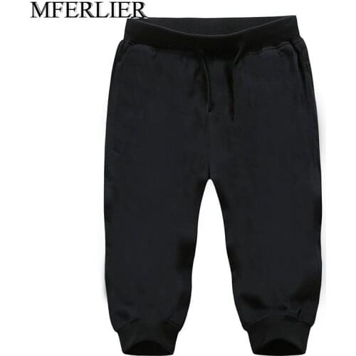 Summer pants men plus size 9XL Waist 141cm 5XL 6XL 7XL 8XL Elastic Waist large size trousers men 2 colors