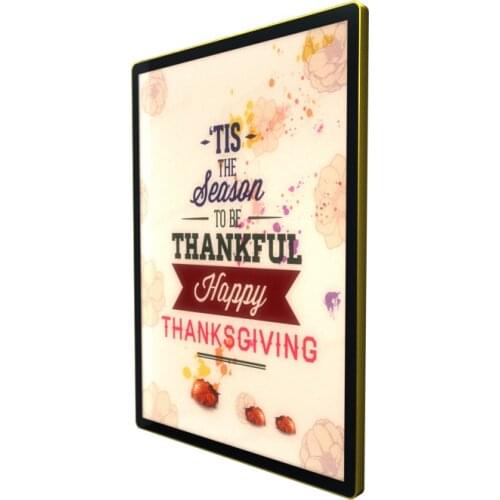 Dragonfly menu magnetic light box led display advertising backlight poster frame