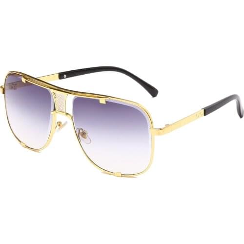 Fashion Square Sunglasses Brand Design Women Men Vintage Metal Sun glasses Luxury Sunglass UV400 Shades Eyewear gafas de sol