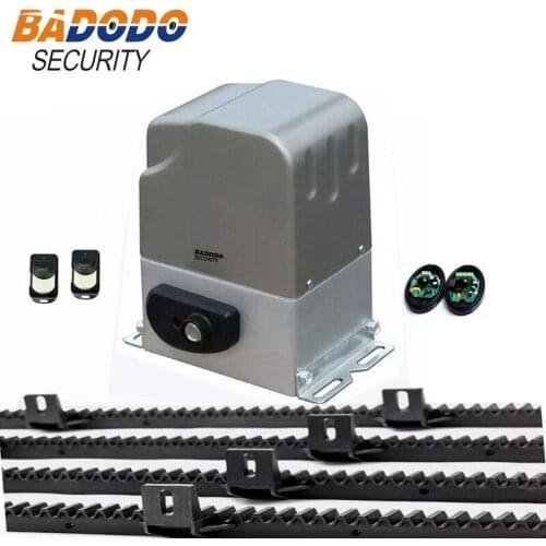 Heavy duty 800kg to 1000kg alcano Automatic sliding gate opener motor operator set kit with 4m or 5m nylon racks