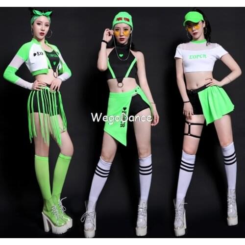 New Women Clothing Bar Ds Costumes Cheerleading Clothes Hip-hop Clothes Sexy Cheerleaders
