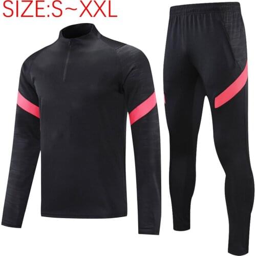 New Style OEM Wholesale Tracksuits Long Sleeve Trainning Club Polo Football Soccer Jacket
