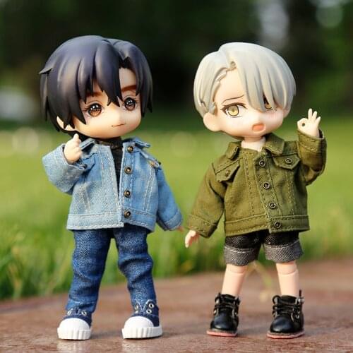 OB11 doll clothes suitable for GSC YMY bjdy9 Molly denim jacket doll accessories