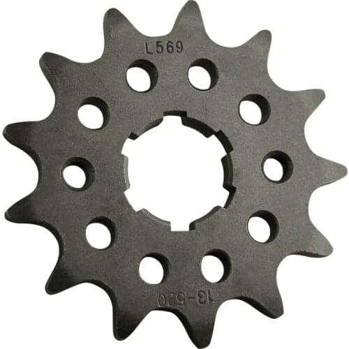 520 Motorcycle Front Sprocket For Yamaha TY250 TY300 84-90 TYZ250 1993 TY350 YTZ250 85-86 YFM125 04-12 YFA1 89-04 YFM350 87-13