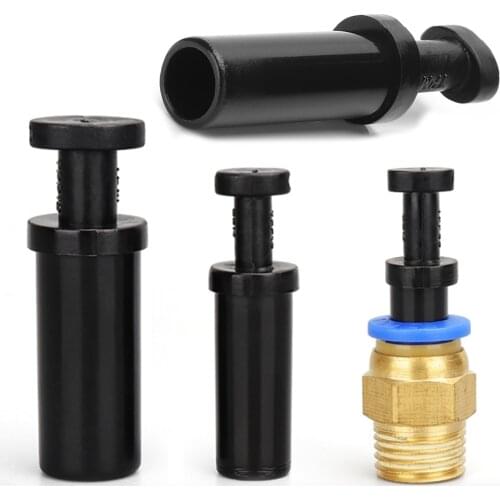 PP pneumatic connector pipe plug pipe end cap plug air hose connector push-in connector plastic tracheal plug 4 6 8 10 12 16mm