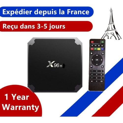 Best x96 smart tv box android 9.0 tv box x96 1GB 8GB 2GB 16GB Amlogic S905W smart tv set top box ship from france