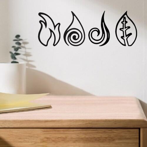 Serenable Black Wall Stickers