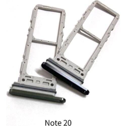 Slot Holder Dual For Samsung Galaxy Note20 N981F SIM Card Tray SD Reader Socket