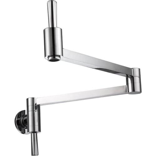Solid brass chrome or brushed nickel or matte black 360 degree rotating basin sink wall mounted Water Tap Single Cold Faucet SF7