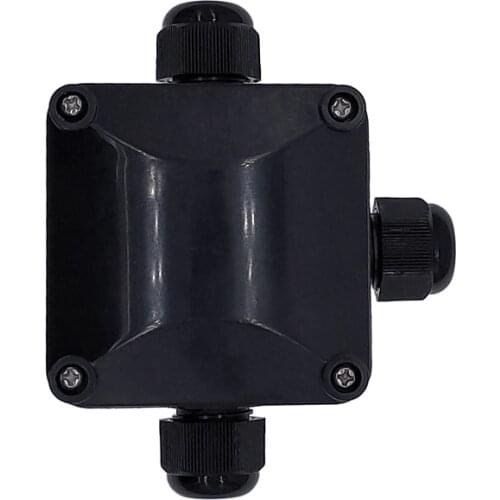 3 Way PG11 Outdoor Waterproof ABS Plastic Gland Electrical Junction Box IP68 electrical cable waterproof connector t shape